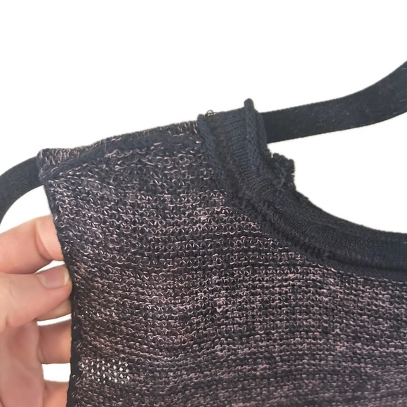 Free People Zodiac Graphic embroidered knit tank lace up boho grunge size small - Picture 7 of 11